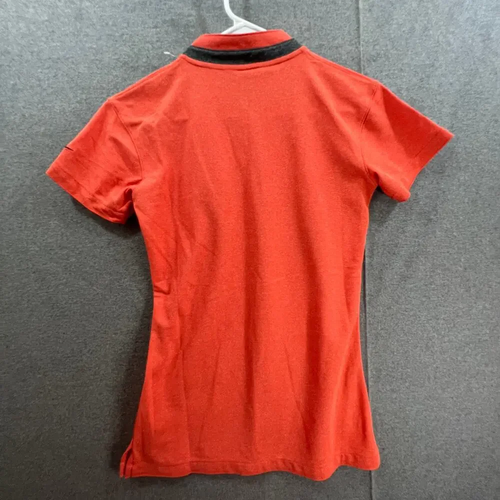Nike Dri Fit Shirt Women Size XS Orange Outdoor Athletic Casual T Shirt Ladies